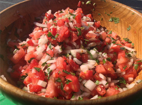 Fresh Salsa with Watermelon