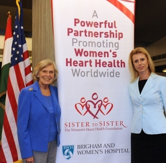 Irene Pollin and Sister to Sister&#039;s VP for International Programs Dr. Lotti Letanoczky