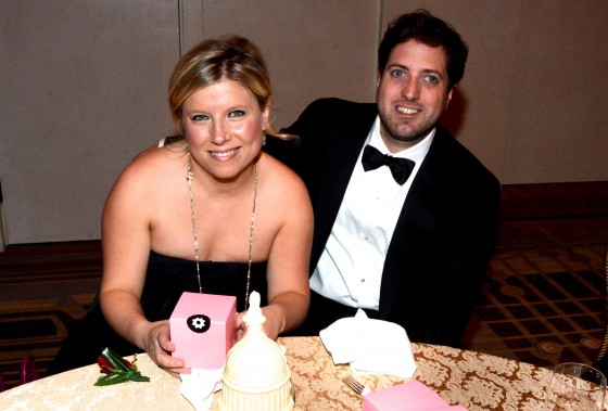 Sophie Kallinis LaMontagne of Georgetown Cupcake with husband Steve