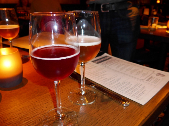 Gueuze Lambic and Kriek Lambic beer