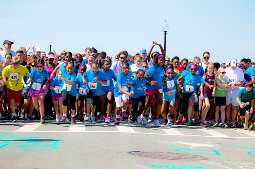 Starting line June 3 5K Race