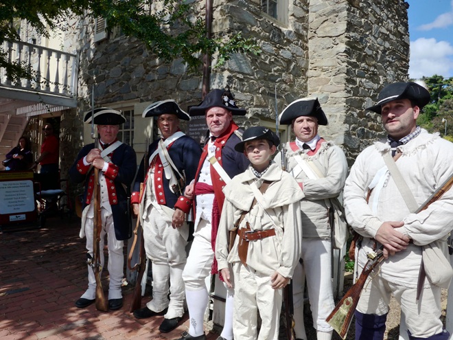 First Virginia Regiment at Old Stone House,  October 4, 2014