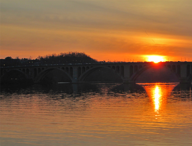 Georgetown sunset