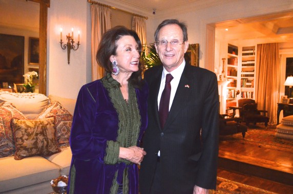 Aniko Gaal Schott with Ambassador Gyorgy Szapary
