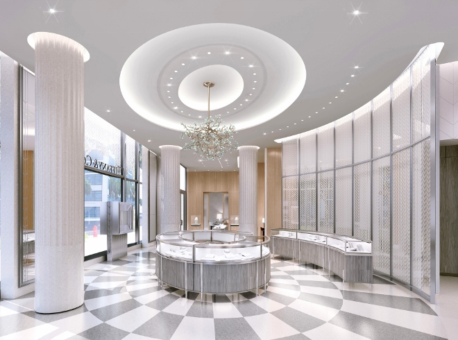 New Tiffany store interior