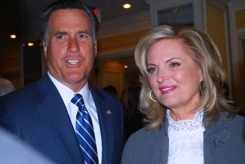 Mitt and Ann Romney at the CSIS Pre-Alfalfa Lunch