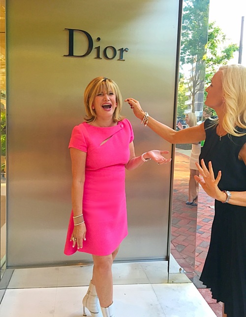 Dr. T at Dior with Andrea Rodgers