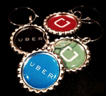 Uber wine charms