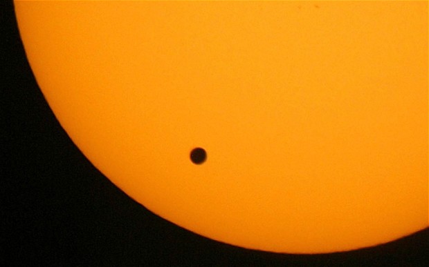 Venus seen on the Sun