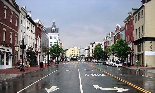 Wisconsin Avenue in Georgetown