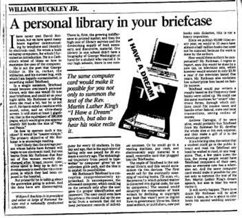 scan of 1990s Washington Times column