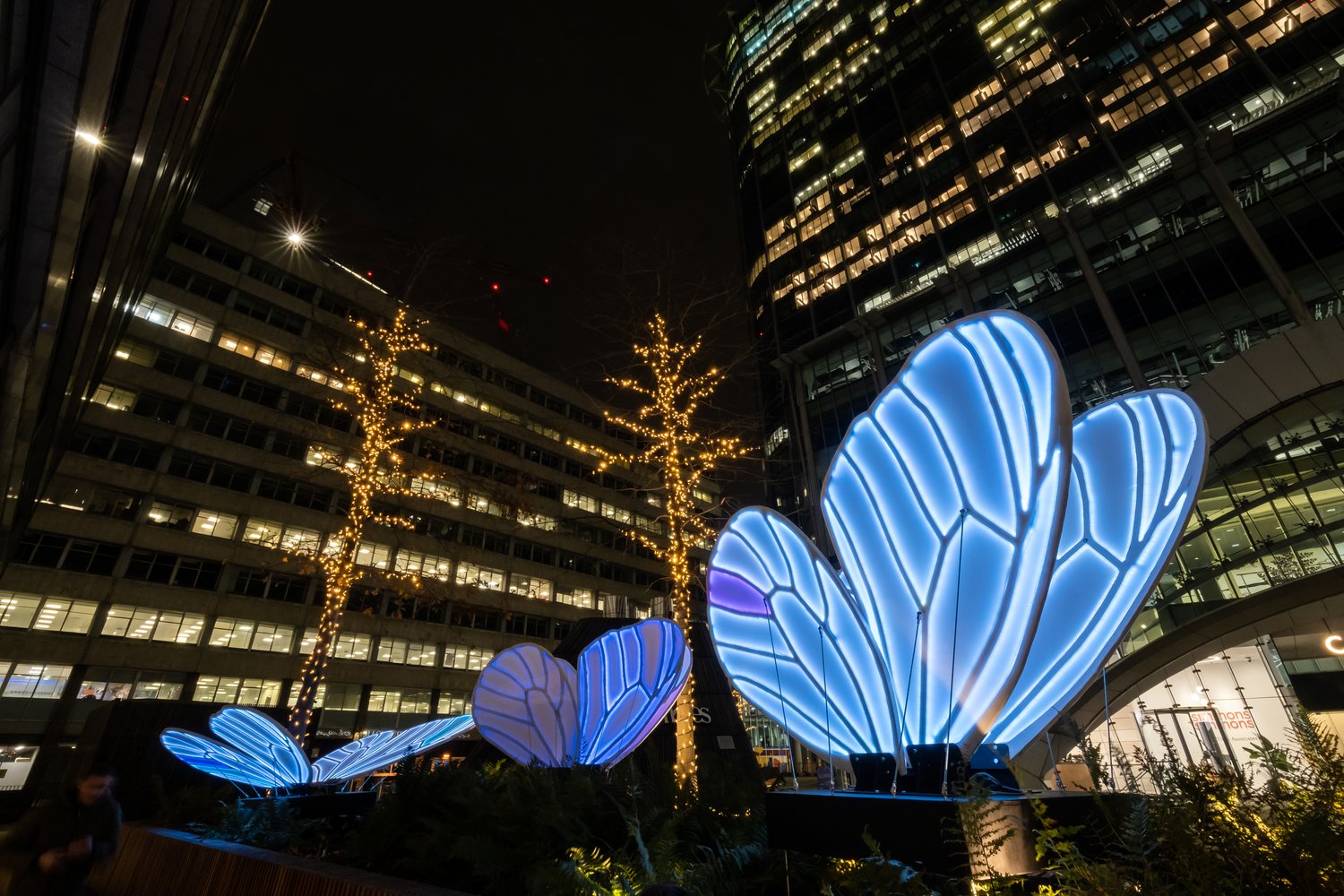 Butterfly Installation at Grace Church