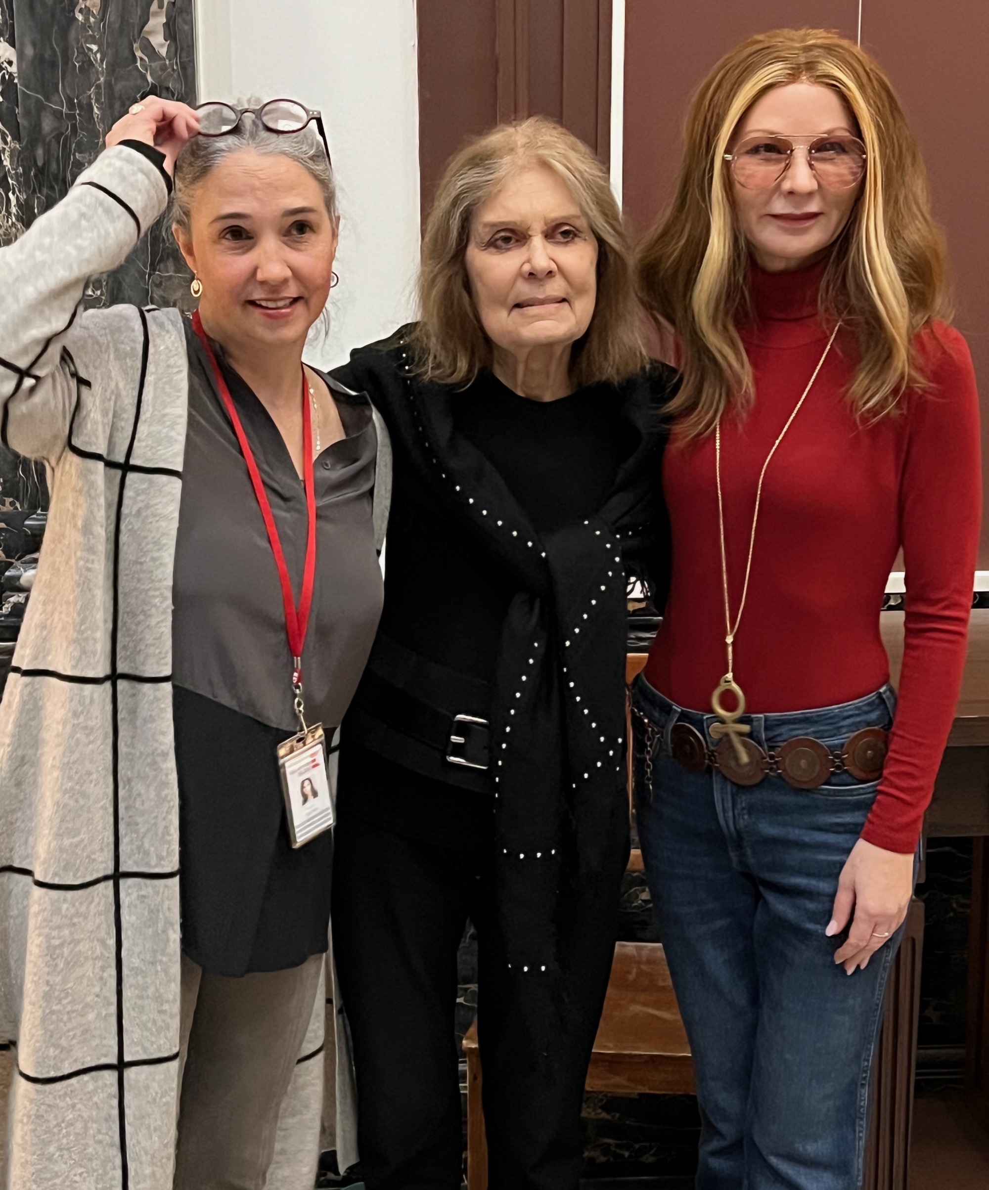 Holly Twyford, Gloria Steinem, Susan Lynskey