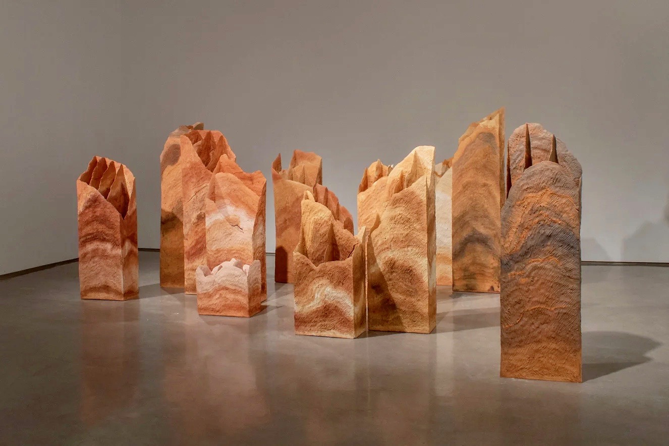 Ara Koh, Core Sample, 2020, fired clay