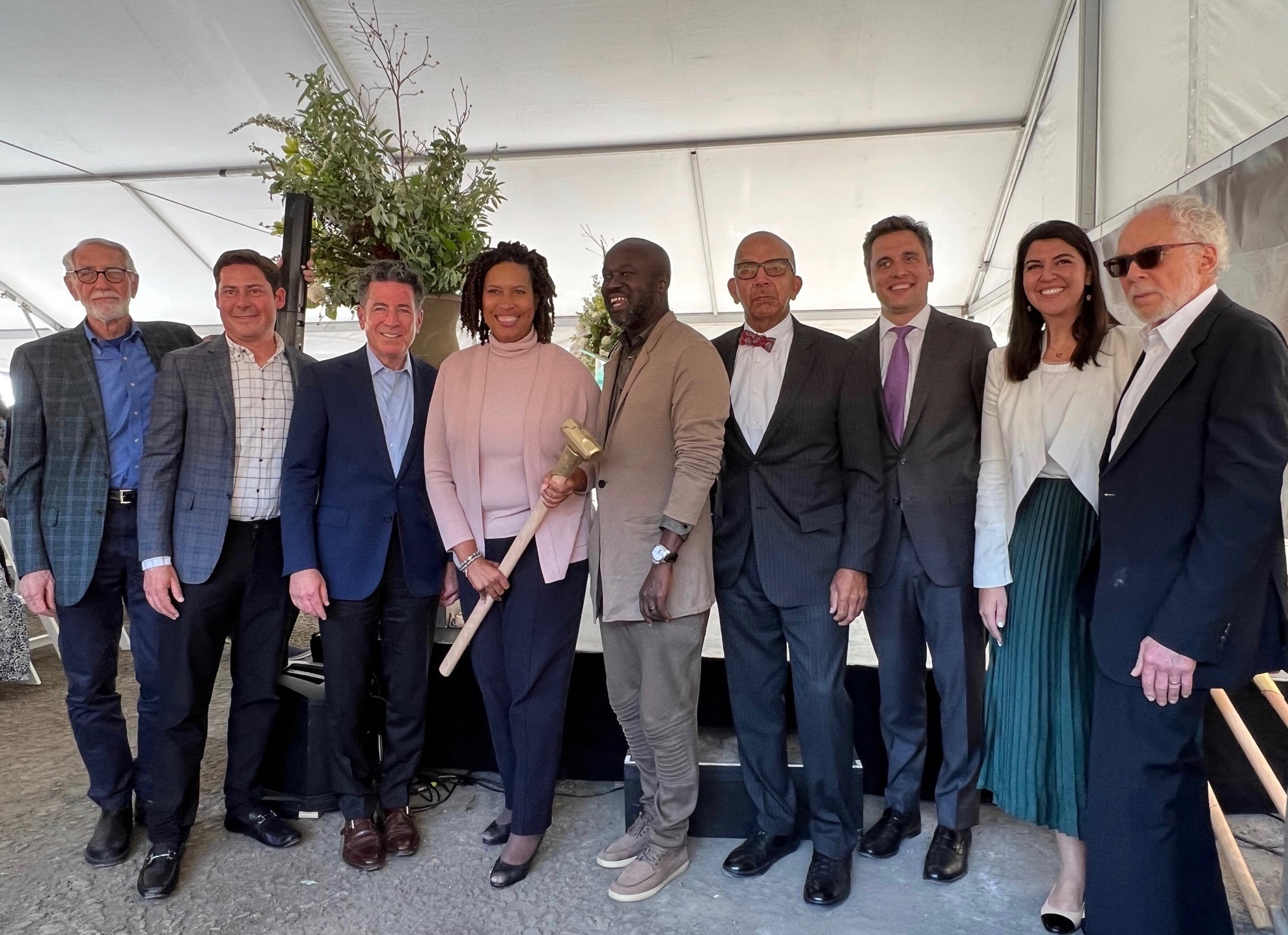 Laurie Olin, Muriel Bowser, Sir David Adjaye, Anthony Williams, Peter Armstrong, Brooke Pinto, Richard Levy