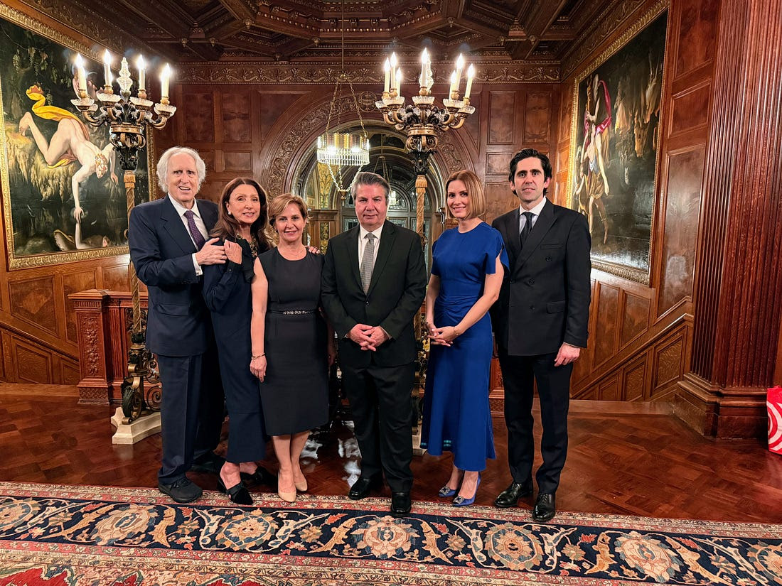 Nash Schott, Aniko Gaal Schott, Amb. and Mrs. Önal, Mrs Begum Ugurluoglu and Min Murat Ugurluoglu
