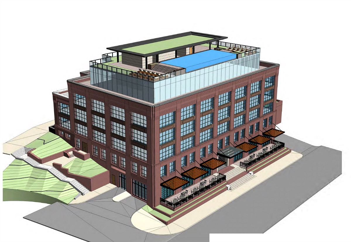 Rendering of 3333 K Street NW