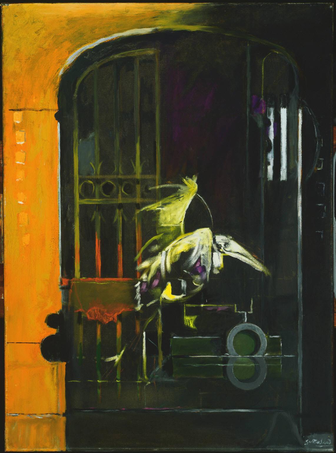 Graham Sutherland, Dark Entrance, 1959, Oil on canvas 51 3/4 x 38 1/4 in., The Phillips Collection, Acquired 1959
