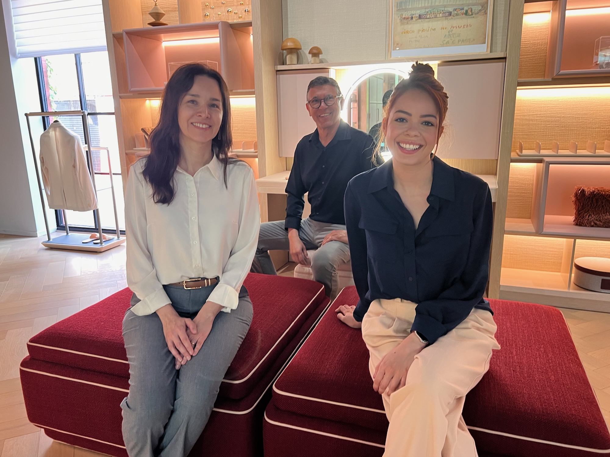 Emmanuella Correia, DJ Freitas and Vitoria Sarmento 