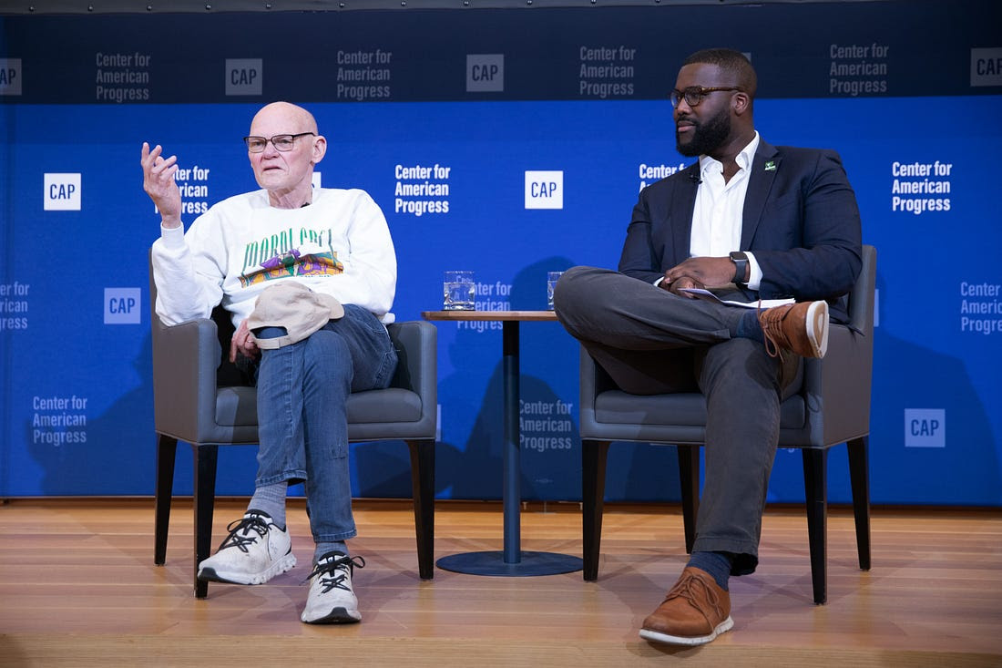 James Carville and Frederick Bell