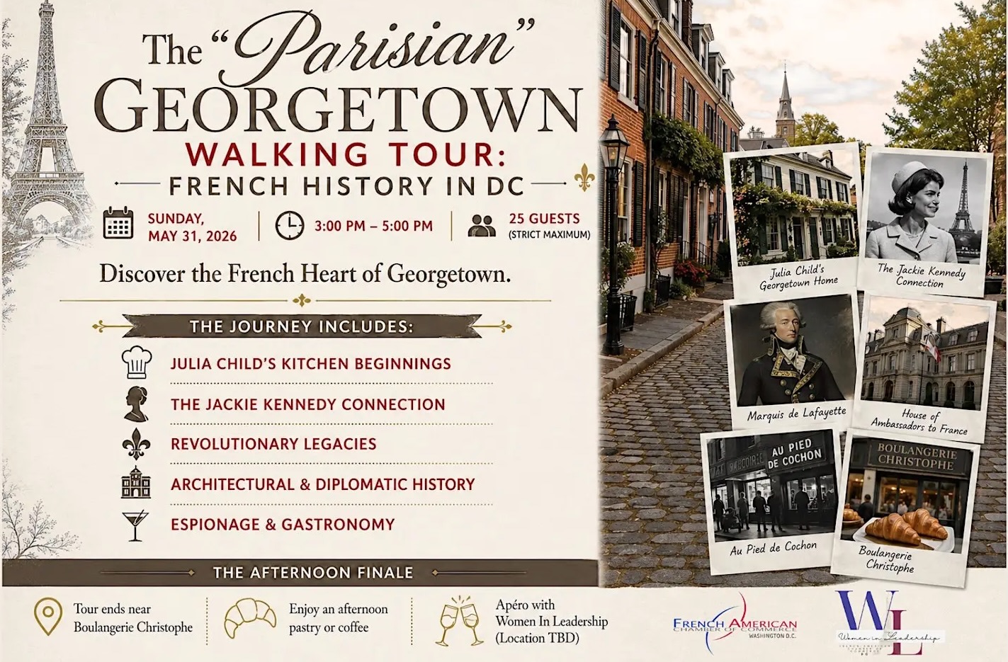The Parisian Georgetown Walking Tour