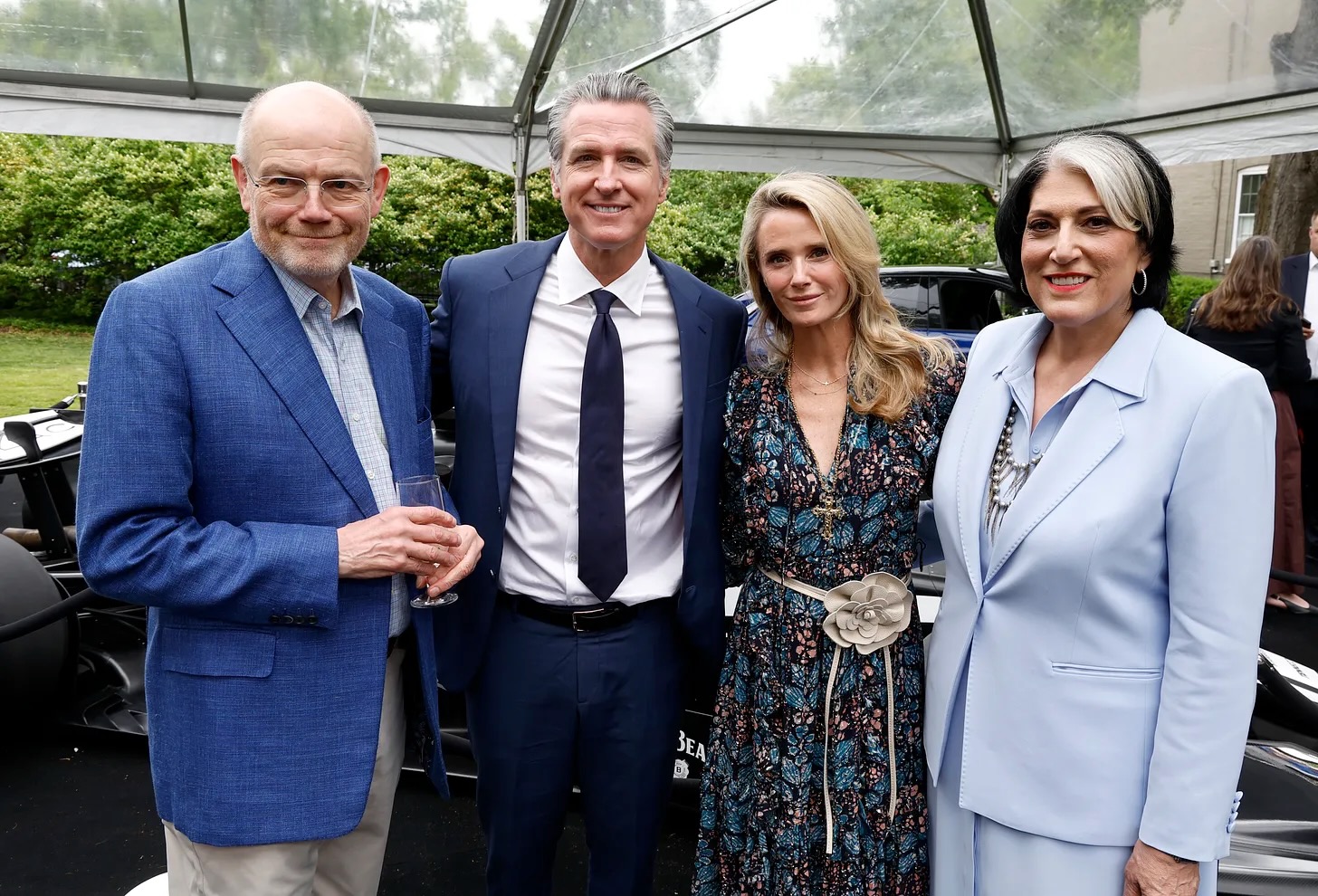 Mark Thompson Governor Gavin Newsom Jennifer Siebel Newsom Tammy Haddad