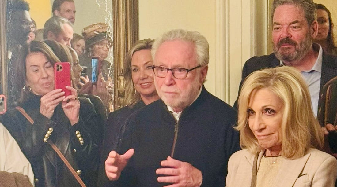 Wolf Blitzer and Andrea Mitchell