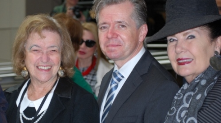 DC Protocol Chief Patricia Elwood, State Dept. Protocol Chief Lawler &amp; Arts Patron Judith Terra