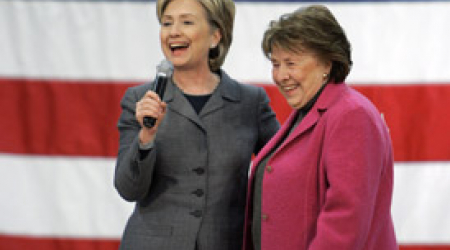 Hillary Rodham Clinton and Dorothy Rodham