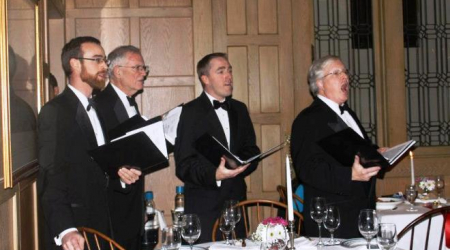 Caroling at 1789 Restaurant, 2012