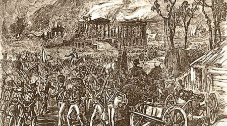 Capture and Burning of Washington by the British, 1814