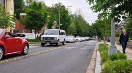 37th Street (Glover Park into Burleith) May 9, 2012 between 1:00 and 2:00 pm