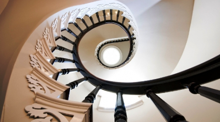 Staircase at 3007 Q Street