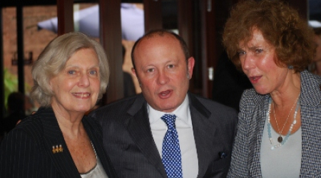 Irene Pollin, Franco Nuschese and Ambassador Poptpdorova