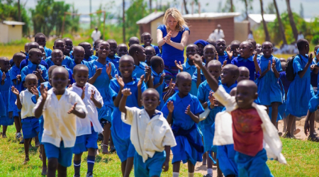 Nyla Rodgers in Kenya