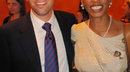 Alan Paul (Director) and Congresswoman Donna Edwards (D-MD)