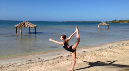 Ballerina and Yoga Instructor at Georgetown Yoga, Alice Wylie