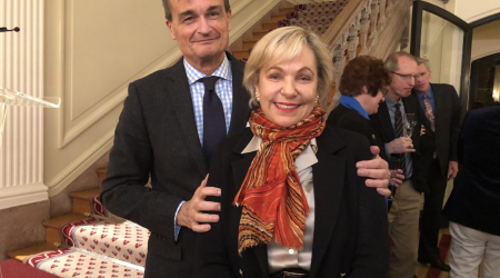 Ambassador Araud and Francesca Craig