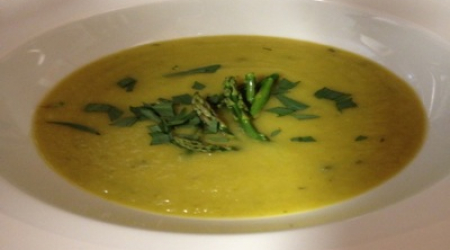 Puree of Asparagus Soup with Tarragon