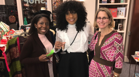 Ally Portee of Seele, the magazine, Audrey Pichy of Territory Foods and Kathy Lowy