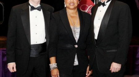 James H. Davis, Gabrielle Urquhart, and Robin Lineberger at 2011 Leukemia Ball
