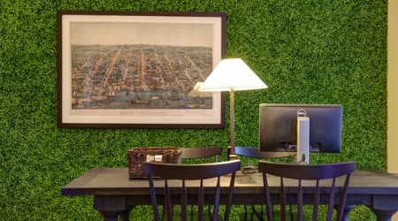 A desk at Old Town Beasley Office