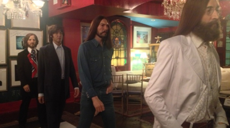 The Beatles' Madame Tussauds wax figues on display at the Mansion on O Street