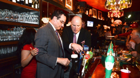 Mayor vincent Gray and Billy Martin, Jr.