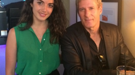 Singer &amp; composer Michael Bolton with il Canale hostess Rosalia Acampora