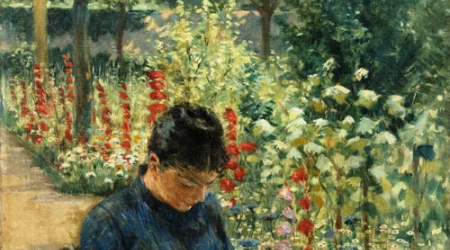 James Carroll Beckwiith, The Garden of Giverny, Sold $236,000