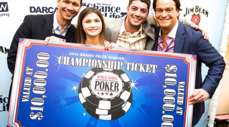 Jeff Snyder, Kennedy Snyder, Winner Shaun Dunevant, Brad Nierenberg