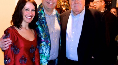 Sara and Ron Bonjean with George Wendt