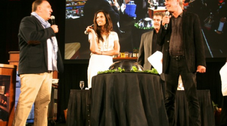 Jose Andres, Padma Lakshmi, Mark Kessler and Anthony Bourdain