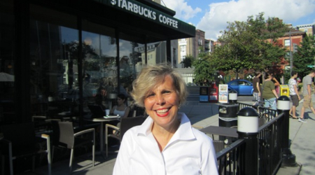 Marie Drissel, taxpayer advocate, is asking Starbucks whether it condones online gambling in its stores